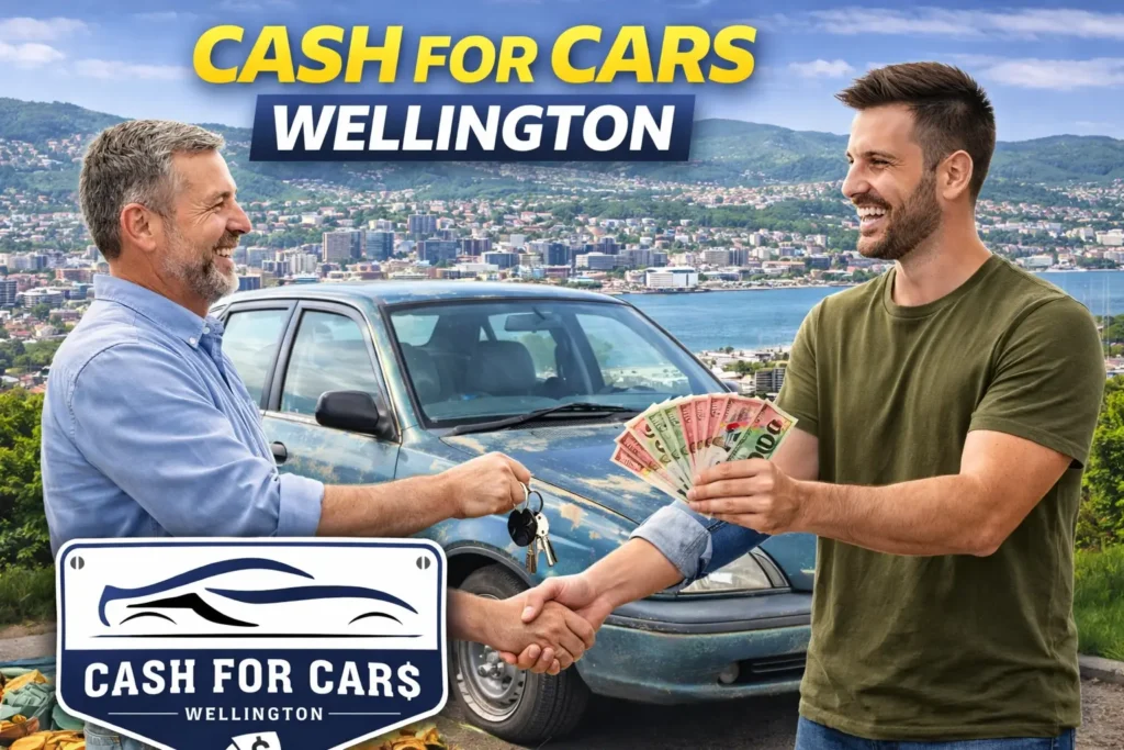 Car sale transaction in Wellington