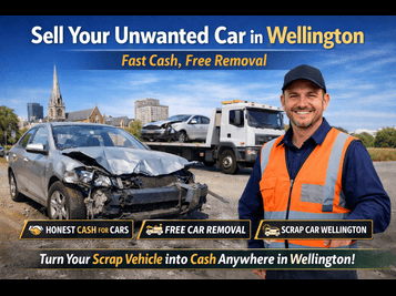 scrap car Wellington