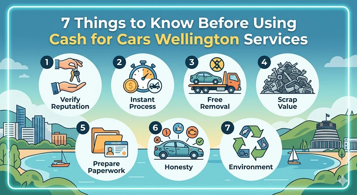 7 Things to Know Before Using Cash for Cars Wellington Services