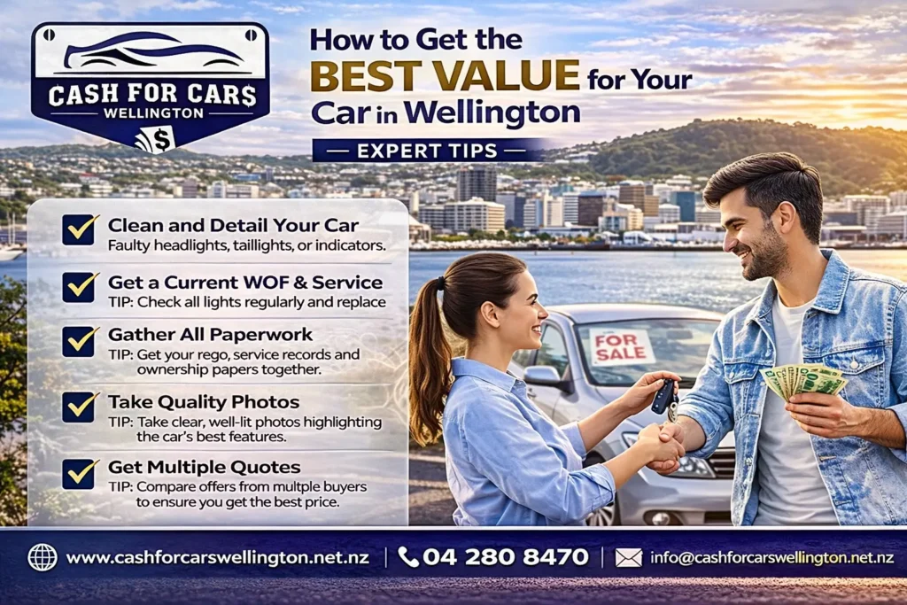Cash for cars guide in Wellington