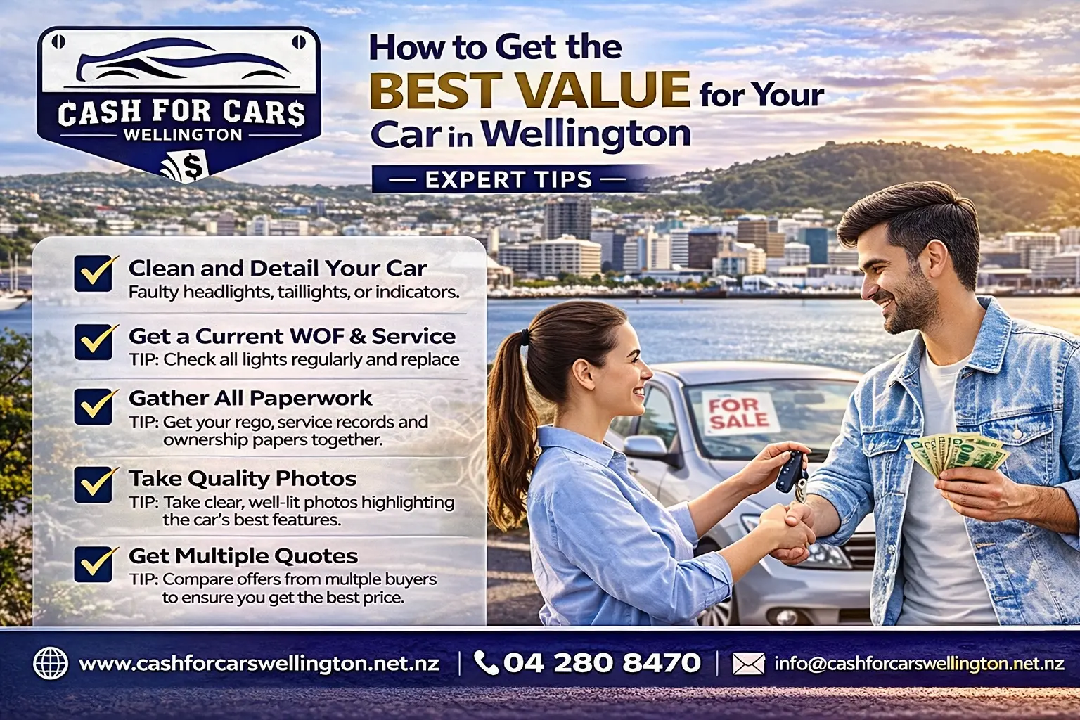 Cash for cars guide in Wellington